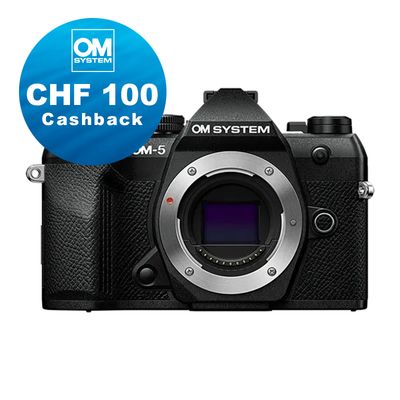 OM System OM-5 II Gehäuse (black) - CHF 100 Cashback + 5 Jahre Garantie