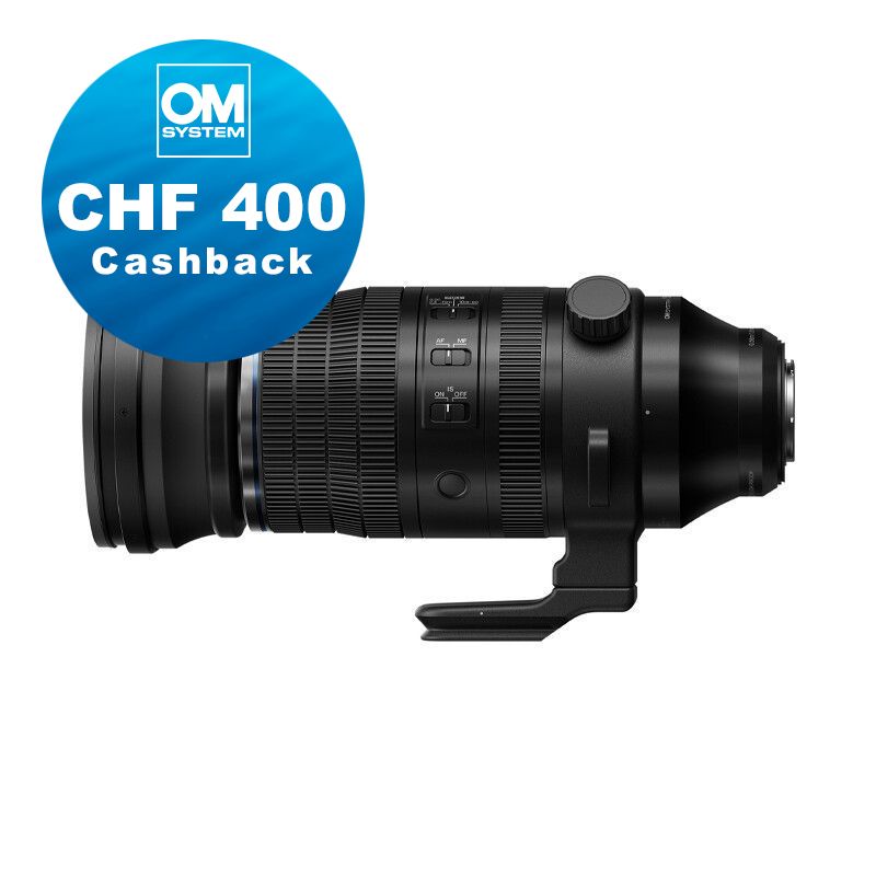OM System M.Zuiko 150-600mm 5.0-6.3 IS ED - CHF 400 Cashback + 5 Jahre Garantie