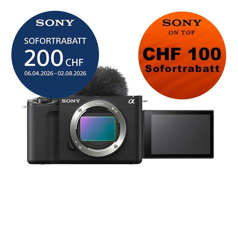 Sony ZV-E1 Gehäuse - ''4 Jahre Garantie'' - inkl. CHF 200 Sofortrabatt + CHF 100 On Top Rabatt
