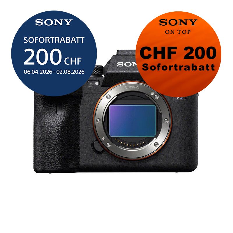 Sony A7S Mark III Gehäuse - ''4 Jahre Garantie'' - inkl. CHF 200 Sofortrabatt + CHF 200 On Top Rabatt