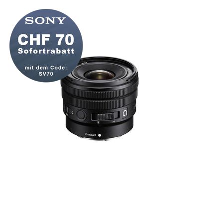 Sony E 10-20mm 4.0 G PZ - CHF 70 Rabatt mit Code SV70
