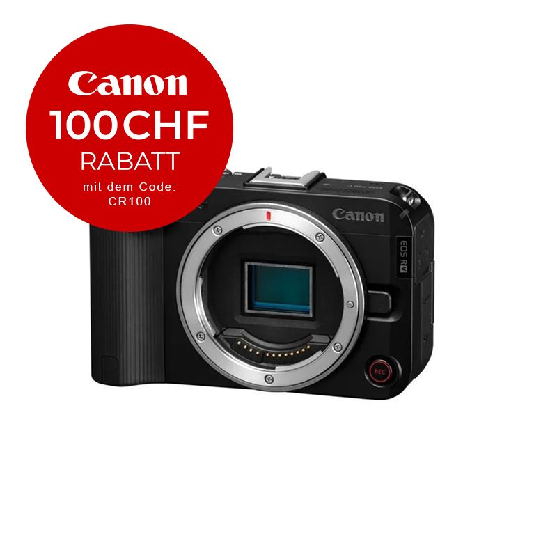 Canon EOS R50 V Gehäuse - CHF 100 Rabatt mit Code CR100