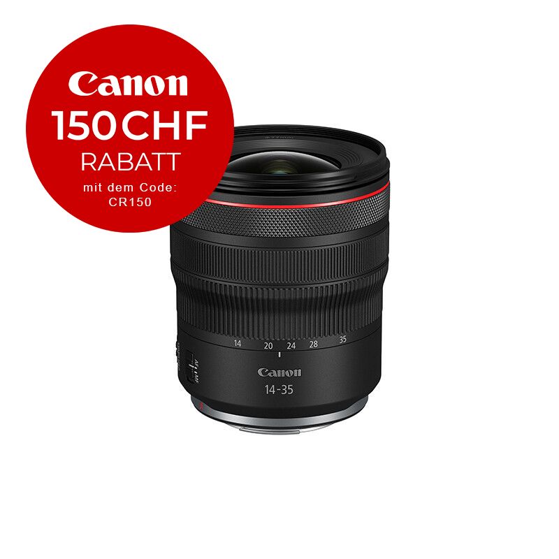Canon RF 14-35mm 4.0 L IS USM - ''Premium Garantie'' - CHF 150 Rabatt mit Code CR150