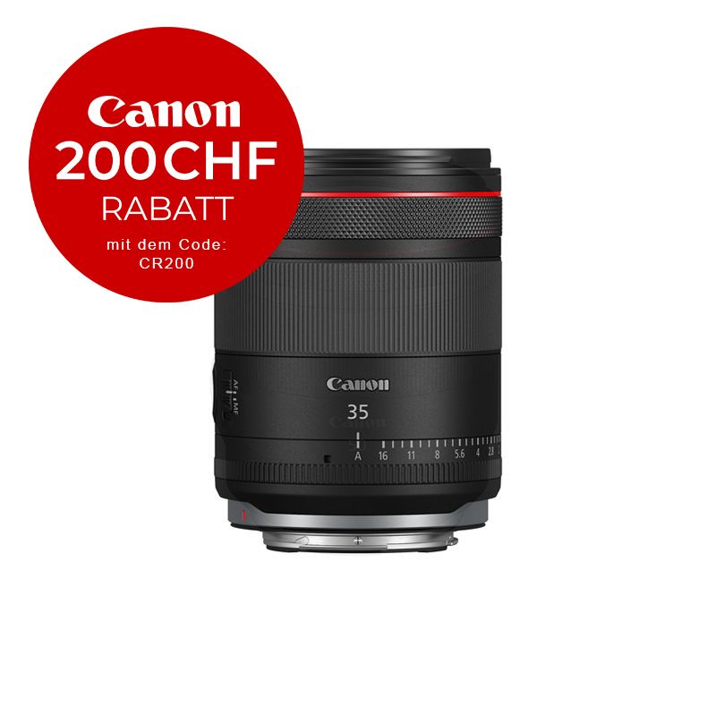 Canon RF 35mm 1.4 L VCM - ''Premium Garantie'' - CHF 200 Rabatt mit Code CR200