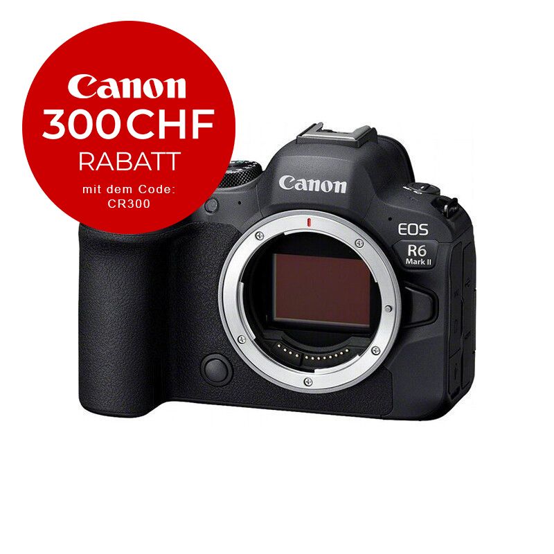 Canon EOS R6 Mark II Gehäuse - ''Premium Garantie'' - CHF 300 Rabatt mit Code CR300