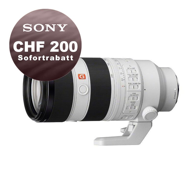 Sony FE 70-200mm 2.8 GM OSS II - ''4 Jahre Garantie'' - CHF 200 Sofortrabatt