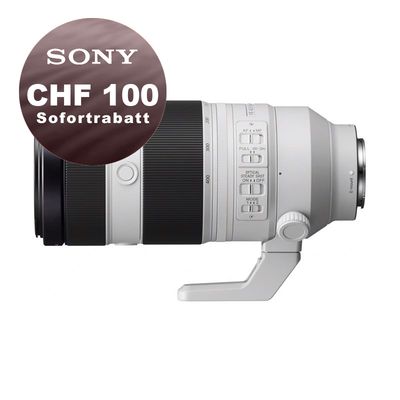 Sony FE 100-400mm 4.5-5.6 GM OSS - ''4 Jahre Garantie'' - CHF 100 Sofortrabatt