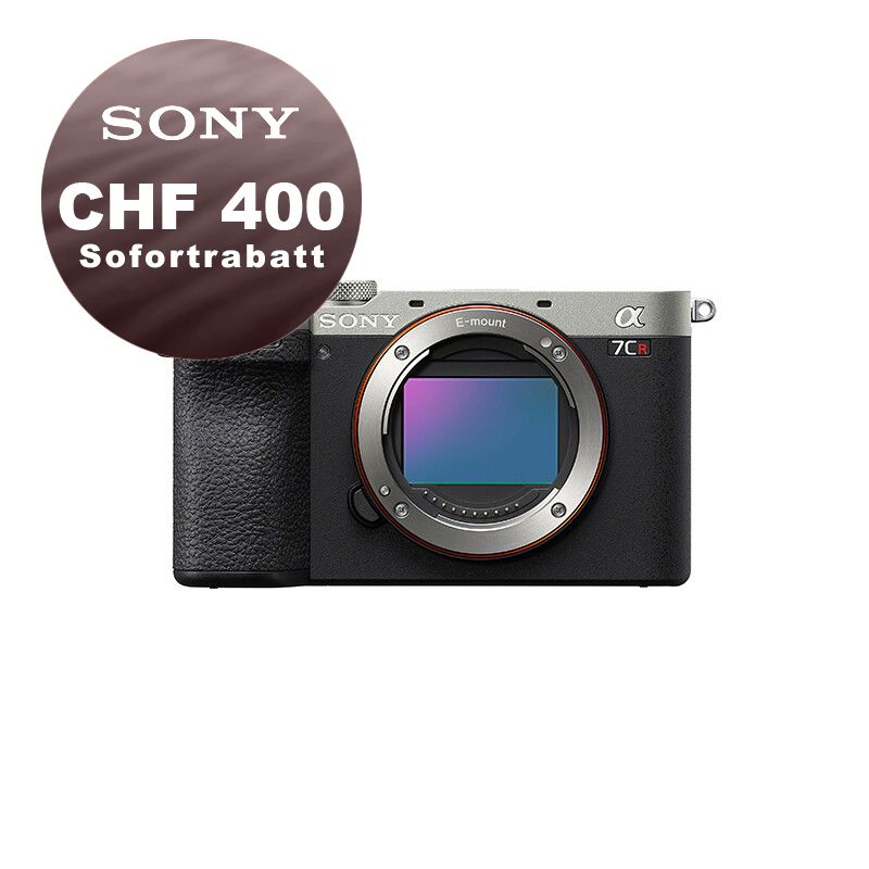 Sony A7CR Gehäuse (silver) - ''4 Jahre Garantie'' - CHF 400 Sofortrabatt