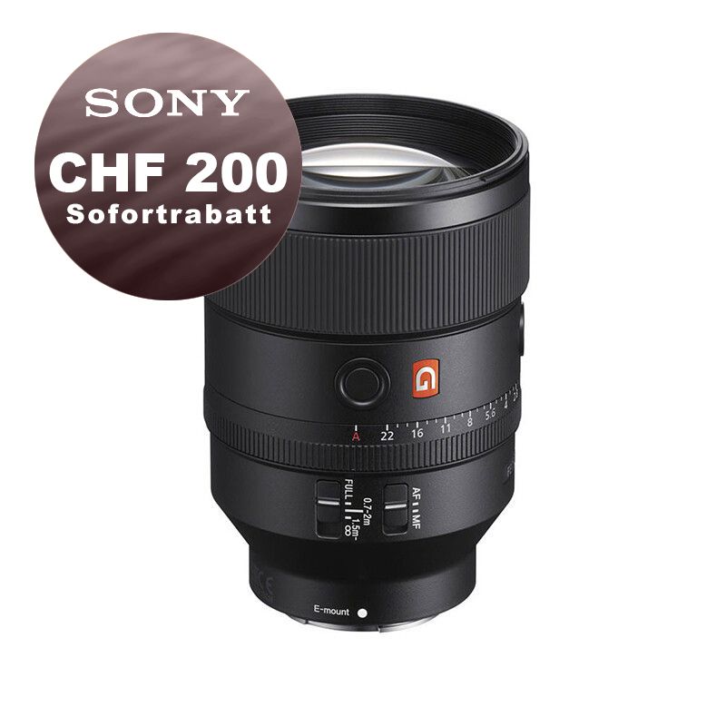 Sony FE 135mm 1.8 GM OSS - ''4 Jahre Garantie'' - CHF 200 Sofortrabatt