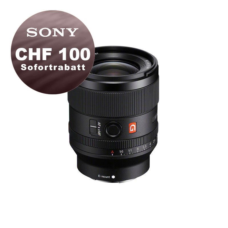 Sony FE 35mm 1.4 GM - ''4 Jahre Garantie'' - CHF 100 Sofortrabatt