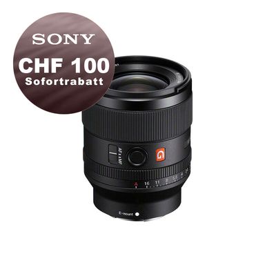 Sony FE 35mm 1.4 GM - ''4 Jahre Garantie'' - CHF 100 Sofortrabatt