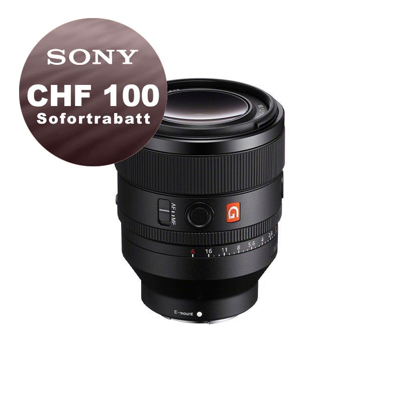 Sony FE 50mm 1.2 GM - ''4 Jahre Garantie'' - CHF 100 Sofortrabatt