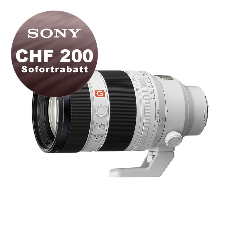 Sony FE 50-150mm 2.0 GM - ''4 Jahre Garantie'' - CHF 200 Sofortrabatt