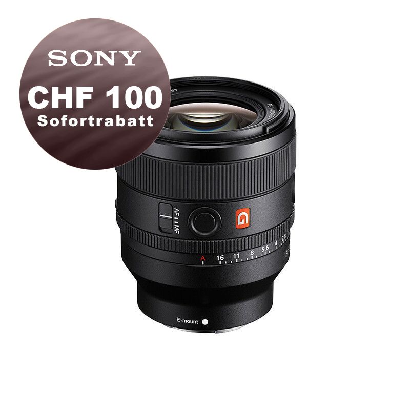 Sony FE 50mm 1.4 GM - ''4 Jahre Garantie'' - CHF 100 Sofortrabatt