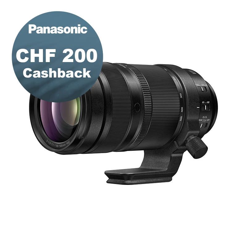 Panasonic S 100-500mm 5-7.1 OIS - CHF 200 Cashback