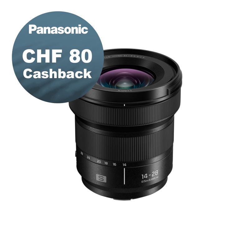 Panasonic S 14-28mm 4-5.6 - CHF 80 Cashback