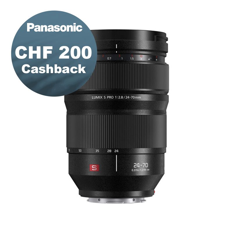 Panasonic S 24-70mm 2.8 Pro - CHF 200 Cashback Panasonic S 24-70mm 2.8 Pro - CHF 200 Cashback