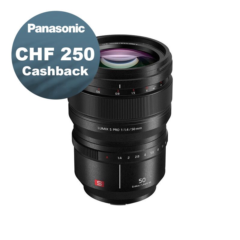 Panasonic S 50mm 1.4 - CHF 250 Cashback Panasonic S 50mm 1.4 - CHF 250 Cashback