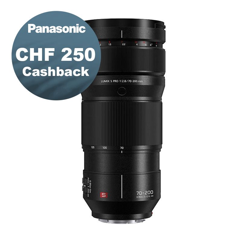 Panasonic S 70-200mm 2.8 Pro OIS - CHF 250 Cashback