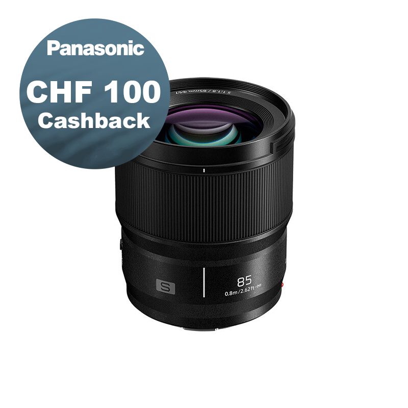 Panasonic S 85mm 1.8 - CHF 100 Cashback Panasonic S 85mm 1.8 - CHF 100 Cashback