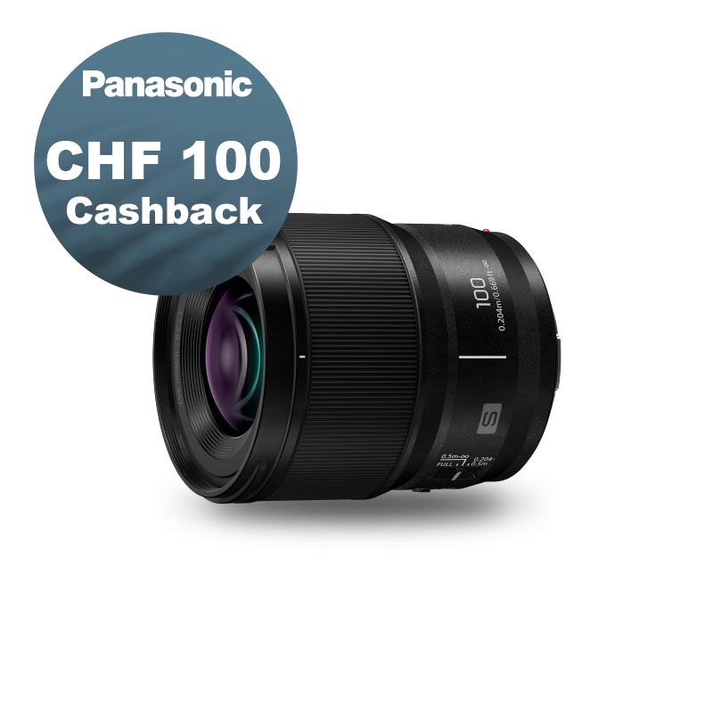 Panasonic S 100mm 2.8 Macro - CHF 100 Cashback Panasonic S 100mm 2.8 Macro - CHF 100 Cashback