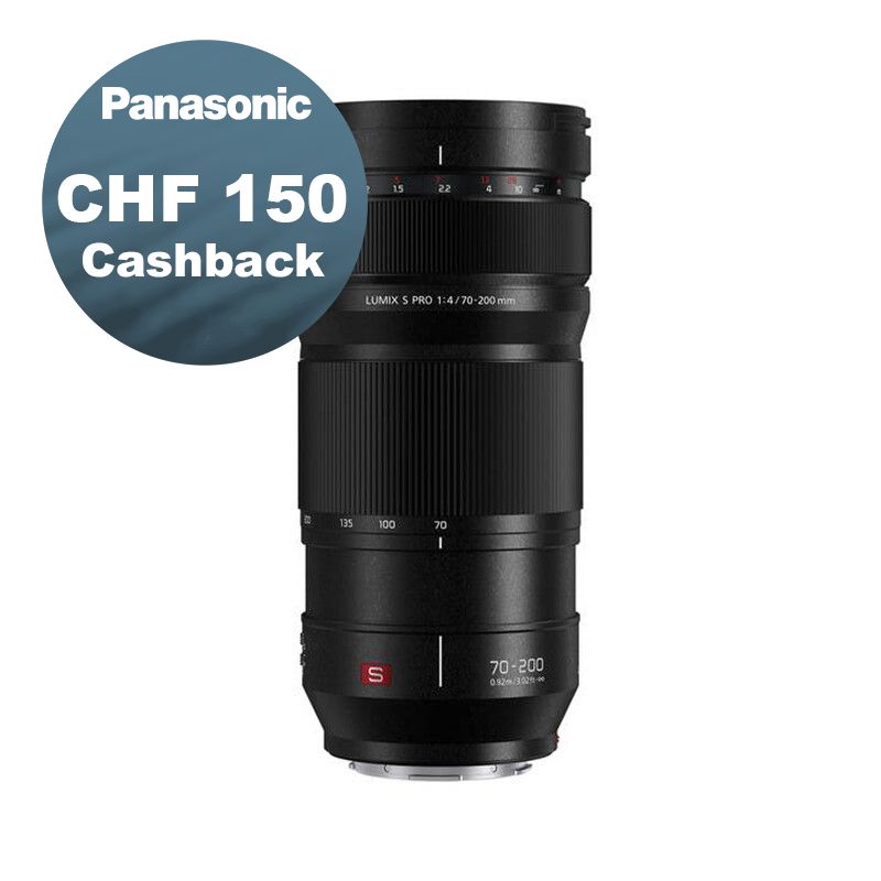Panasonic S 70-200mm 4.0 Pro OIS - CHF 150 Cashback