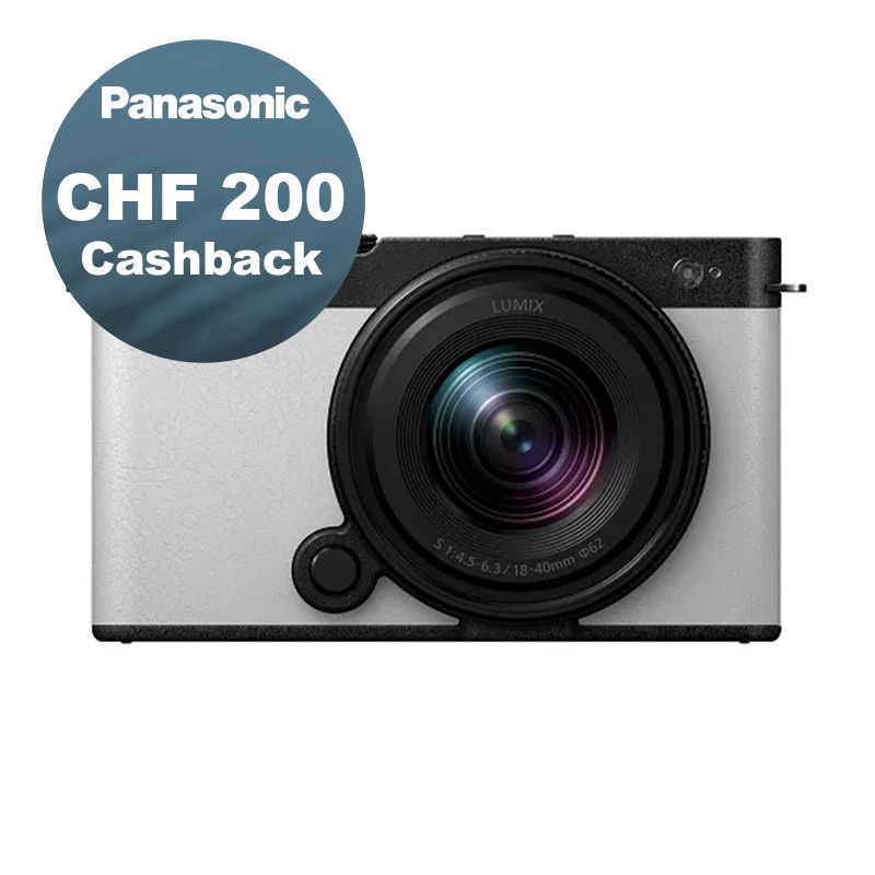 Panasonic S9 Kit mit 18-40mm 4.5-6.3 White - CHF 200 Cashback