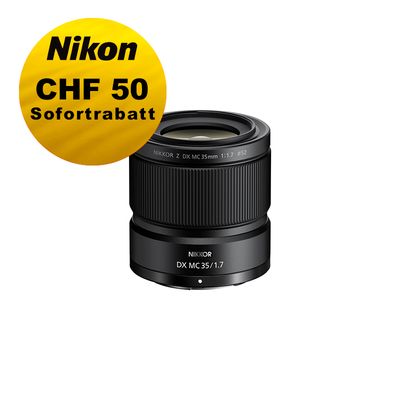 Nikon Z MC 35mm 1.7 DX - ''Swiss Garantie'' - inkl. CHF 50 Sofortrabatt