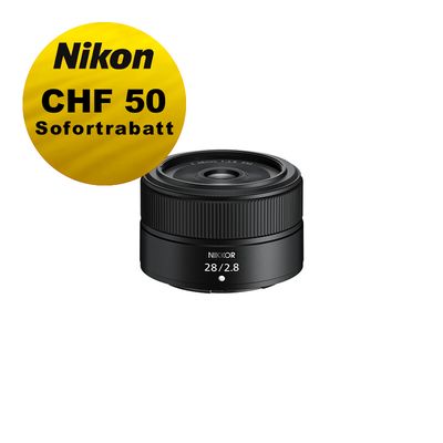 Nikon Z 28mm 2.8 - ''Swiss Garantie'' - inkl. CHF 50 Sofortrabatt