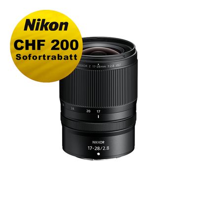 Nikon Z 17-28mm 2.8 - ''Swiss Garantie'' - inkl. CHF 200 Sofortrabatt