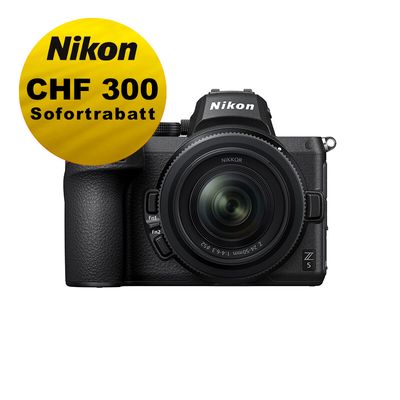 Nikon Z5 Kit mit 24-50mm 4.0-6.3 - ''Swiss Garantie'' - inkl. CHF 300 Sofortrabatt