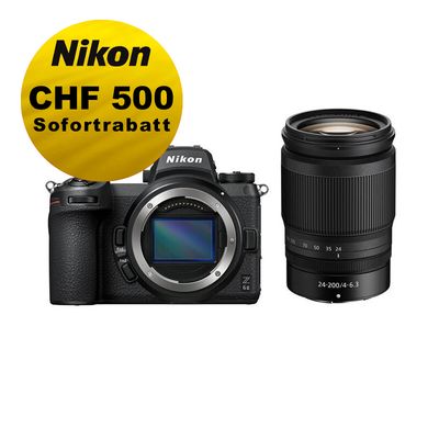 Nikon Z6 II Kit mit 24-200mm - Spezialangebot - ''Swiss Garantie'' - inkl. CHF 500 Sofortrabatt