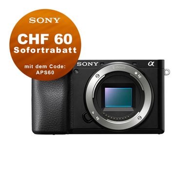 Sony A6100 A Gehäuse - CHF 60 Rabatt mit Code APS60