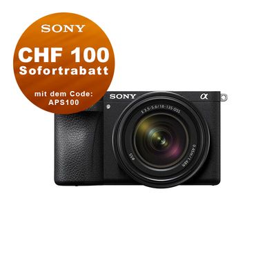 Sony A6700 Kit mit 18-135mm - ''4 Jahre Garantie'' - CHF 100 Rabatt mit Code APS100