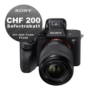 Sony A7 Mark IV Kit mit 28-70mm II - ''4 Jahre Garantie'' - CHF 200 Rabatt mit Code FF200