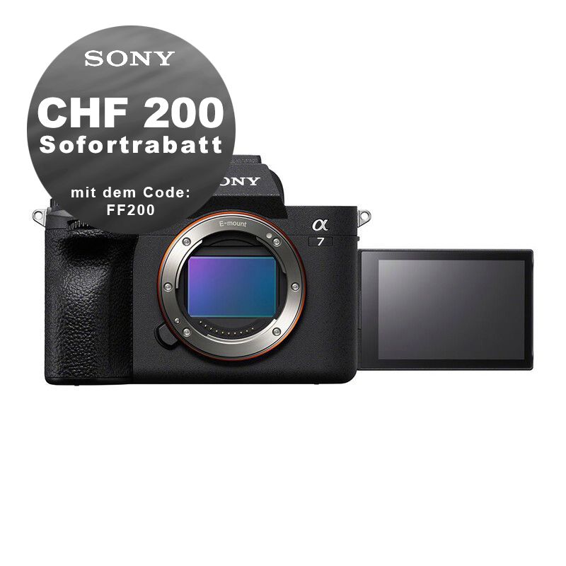 Sony A7 Mark IV Gehäuse - ''4 Jahre Garantie'' - CHF 200 Rabatt mit Code FF200