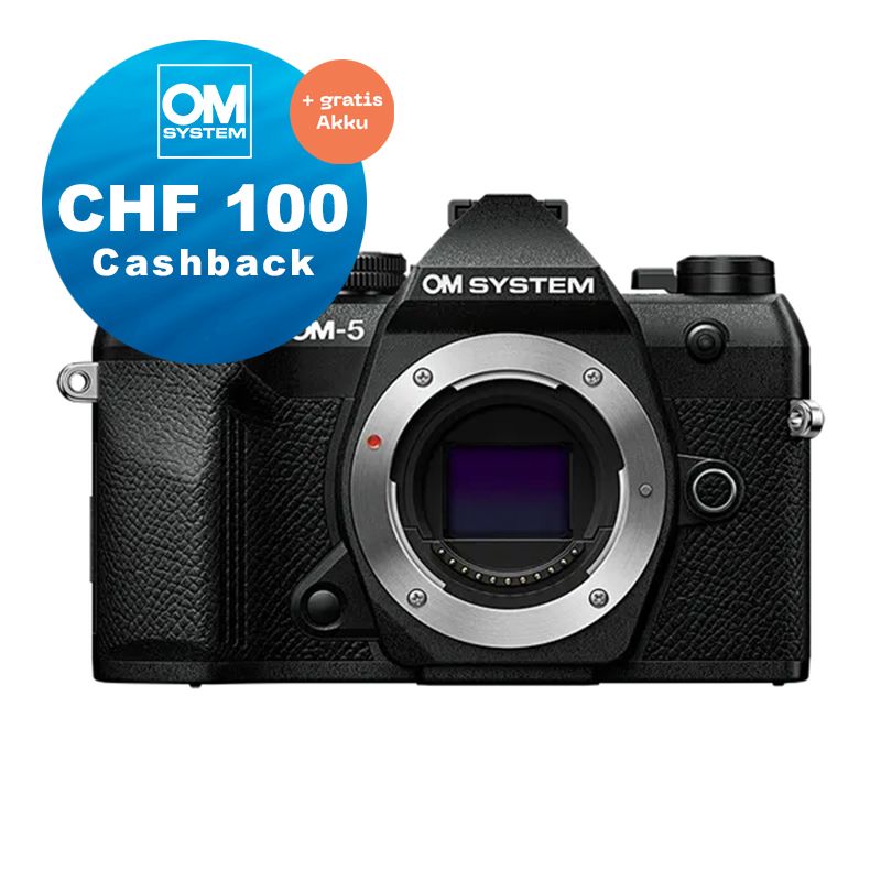 OM System OM-5 II Gehäuse (black) - CHF 100 Cashback + gratis Akku