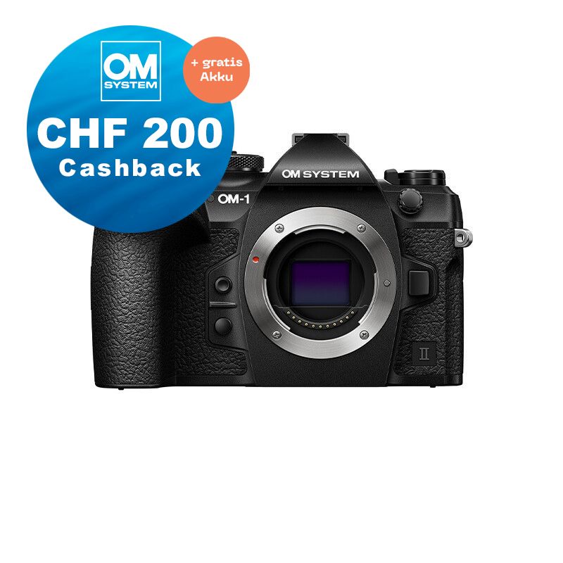 OM System OM-1 Mark II Gehäuse - CHF 200 Cashback + gratis Akku