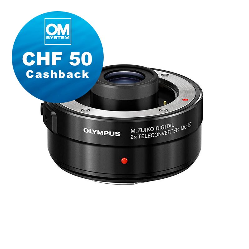 Olympus MC-20 Telekonverter 2.0x - CHF 50 Cashback Olympus MC-20 Telekonverter 2.0x - CHF 50 Cashback