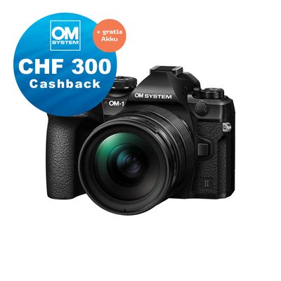 OM System OM-1 Mark II mit 12-40mm 2.8 II - CHF 300 Cashback + gratis Akku