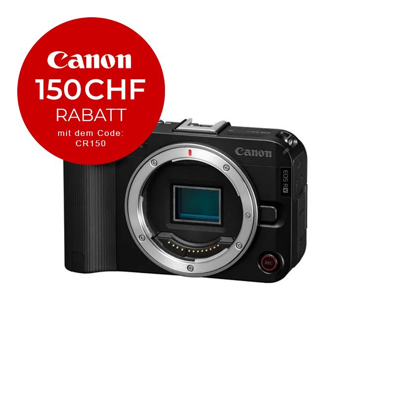 Canon EOS R50 V Gehäuse - CHF 150 Rabatt mit Code: CR150