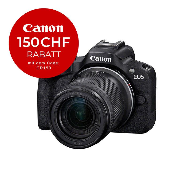 Canon EOS R50 Kit mit 18-150mm 3.5-6.3
