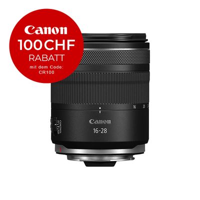 Canon RF 16-28mm 2.8 IS STM - CHF 100 Rabatt mit Code: CR100