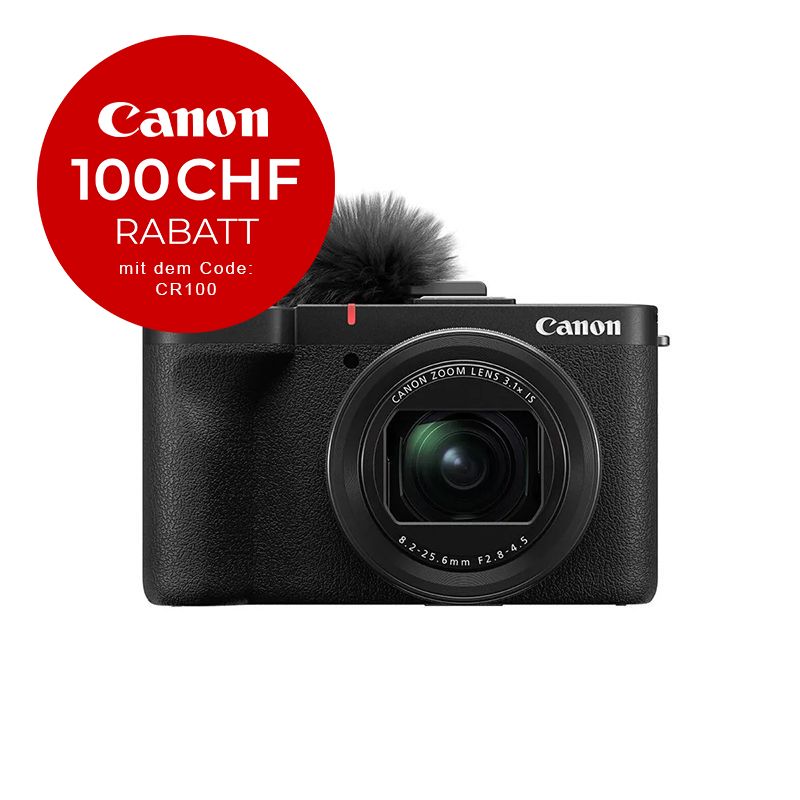 Canon Powershot V1 - CHF 100 Rabatt mit Code: CR100 Canon Powershot V1 - CHF 100 Rabatt mit Code: CR100