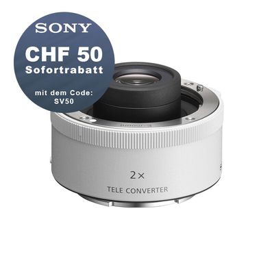 Sony SEL-20TC 2.0x Telekonverter - CHF 50 Rabatt mit Code SV50 Sony SEL-20TC 2.0x Telekonverter - CHF 50 Rabatt mit Code SV50