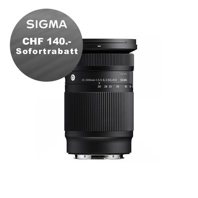 Sigma DG 20-200mm 3.5-6.3 C zu L-Mount - inkl. CHF 140 Sofortrabatt