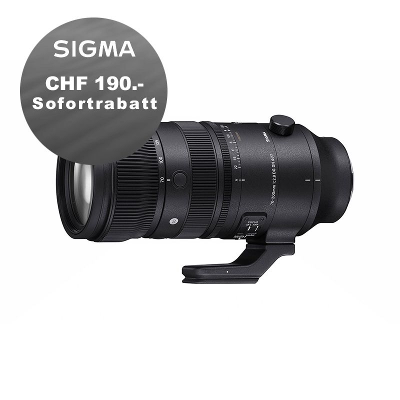 Sigma DG 70-200mm 2.8 DN OS Sports zu Sony E - inkl. CHF 190 Sofortrabatt
