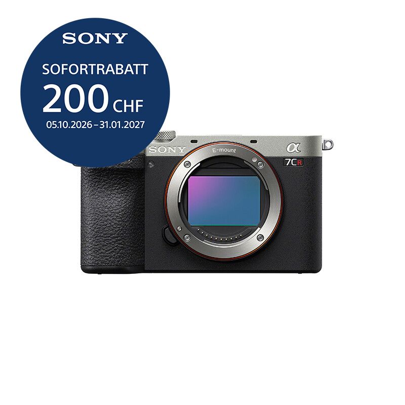 Sony A7CR Gehäuse (silver) - ''4 Jahre Garantie'' - inkl. CHF 200 Sofortrabatt