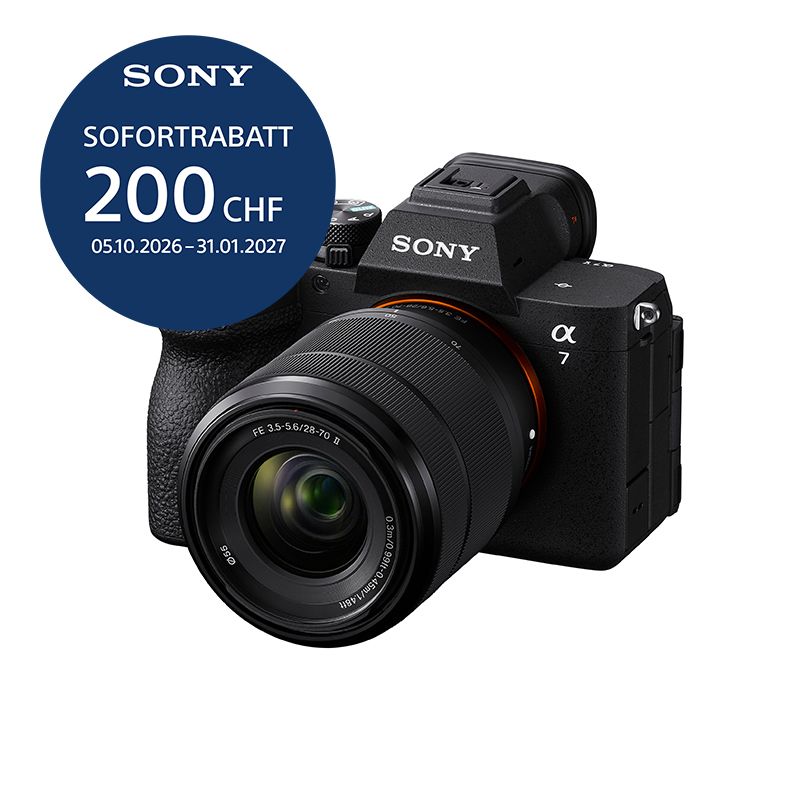 Sony A7 Mark V Kit mit 28-70mm II - ''4 Jahre Garantie'' - inkl. CHF 200 Sofortrabatt