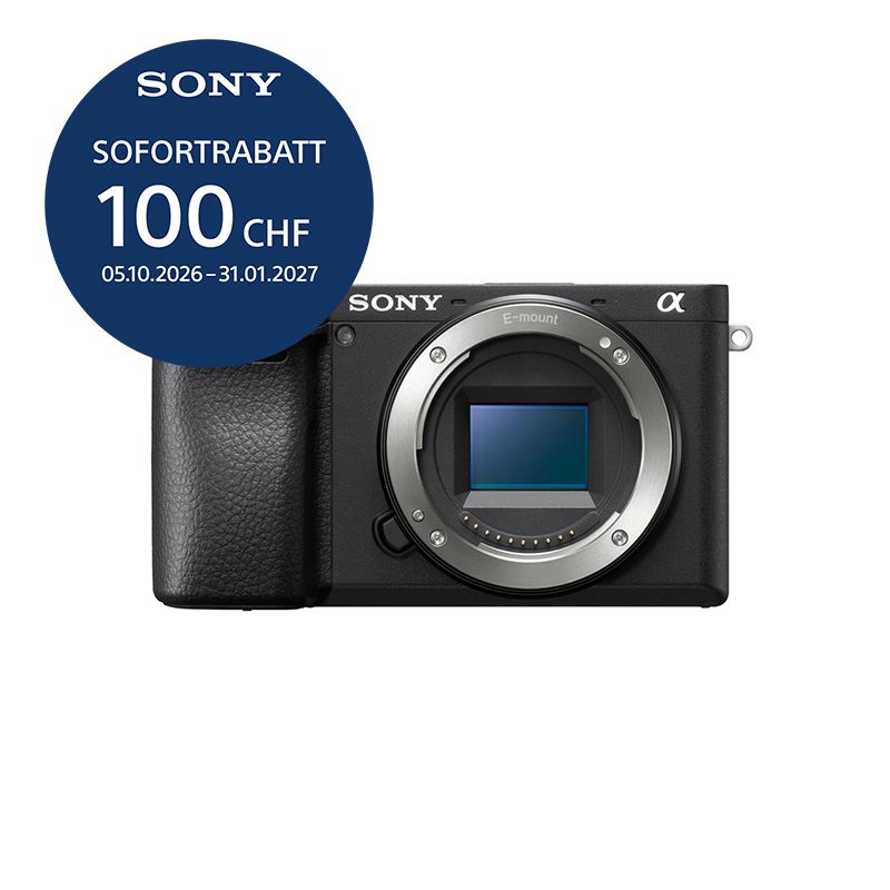 Sony A6400 A Gehäuse - ''4 Jahre Garantie'' - inkl. CHF 100 Sofortrabatt Sony A6400 A Gehäuse - ''4 Jahre Garantie'' - inkl. CHF 100 Sofortrabatt